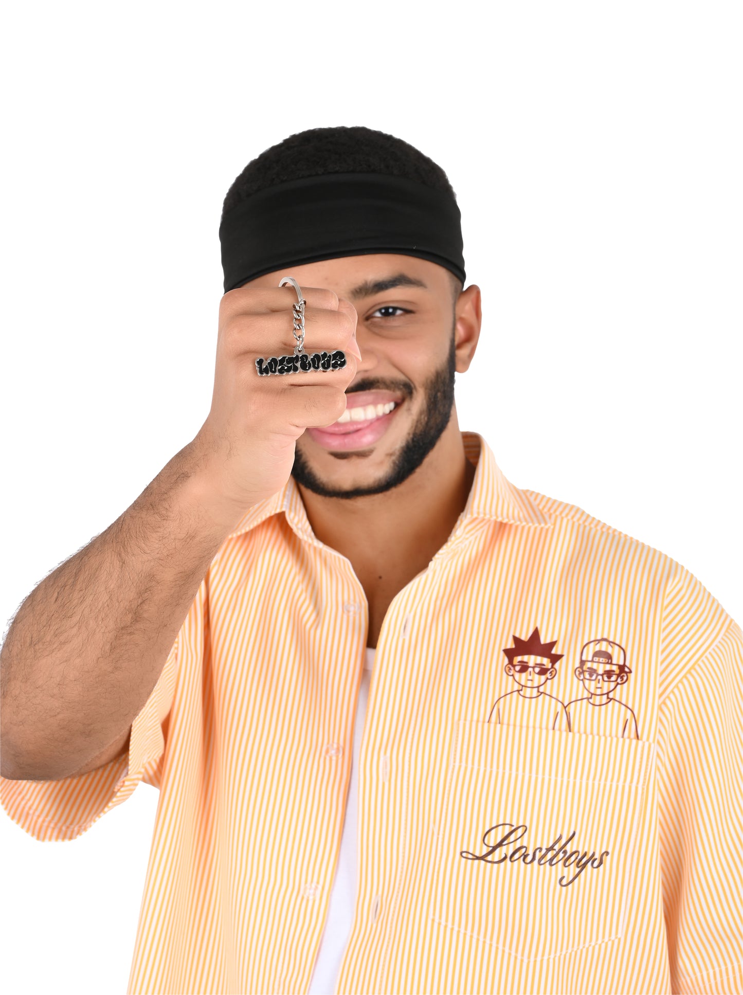 Orange Short-Sleeve flannel