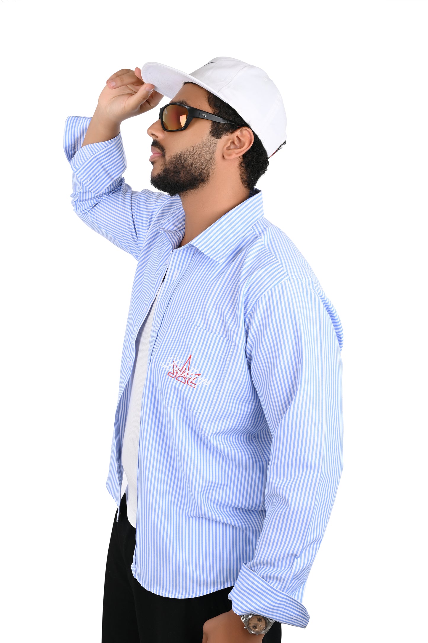 Blue Long-Sleeve flannel